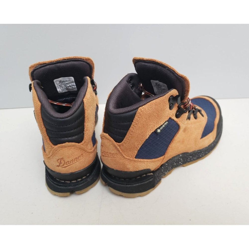 Danner Free Spirit Boots Brown Navy Womens Size 6 36 - Picture 2 of 5